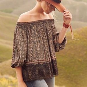 Anthropologie | Off Shoulder Top